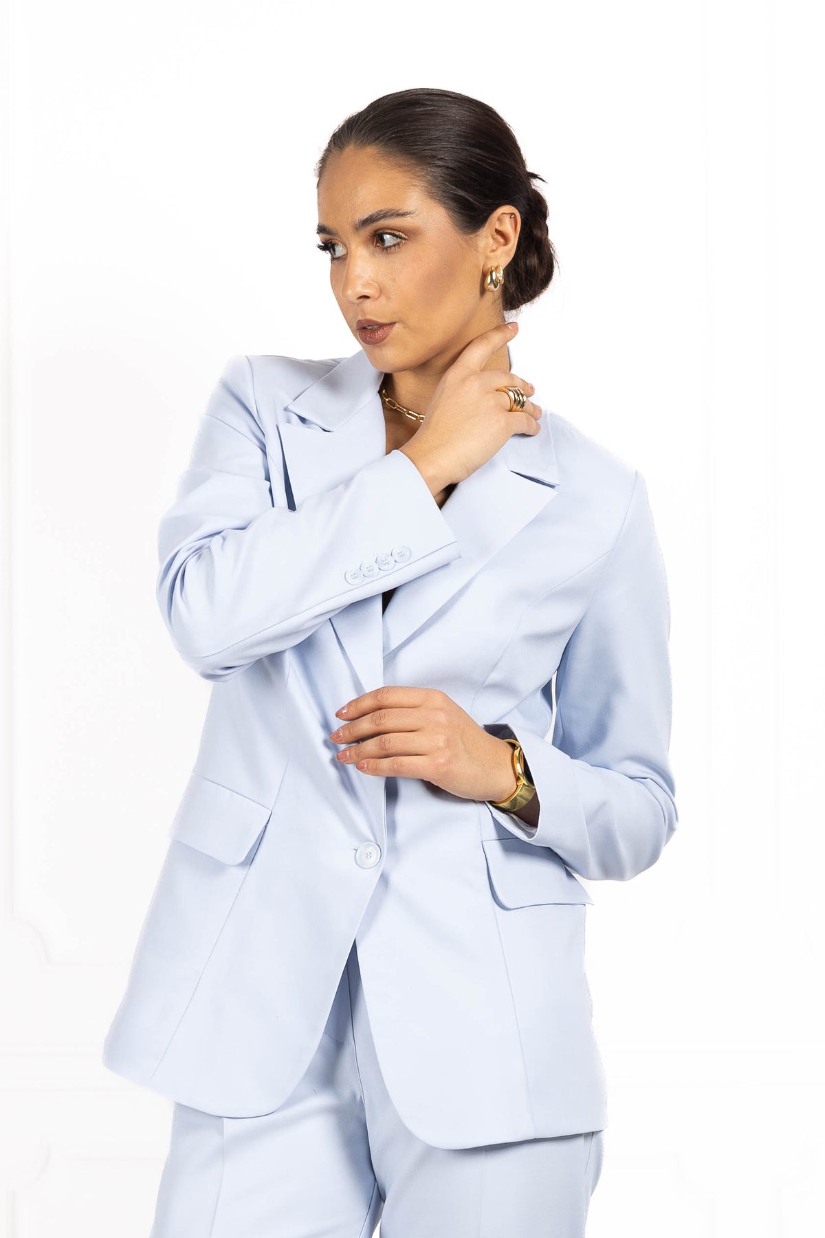 Garnitur damski PREMIUM Baby blue