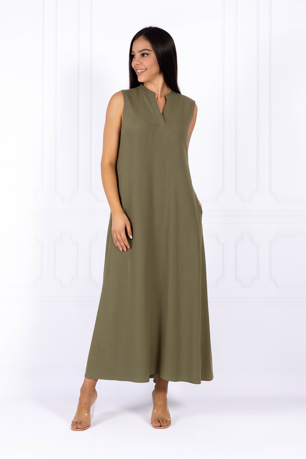 Sukienka EVA Khaki