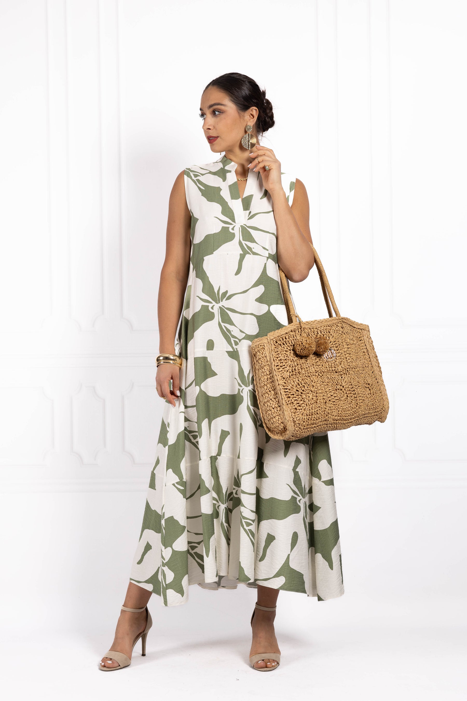 Sukienka ULLA Khaki