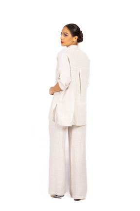 Komplet z lnu SOFT WIND Beige