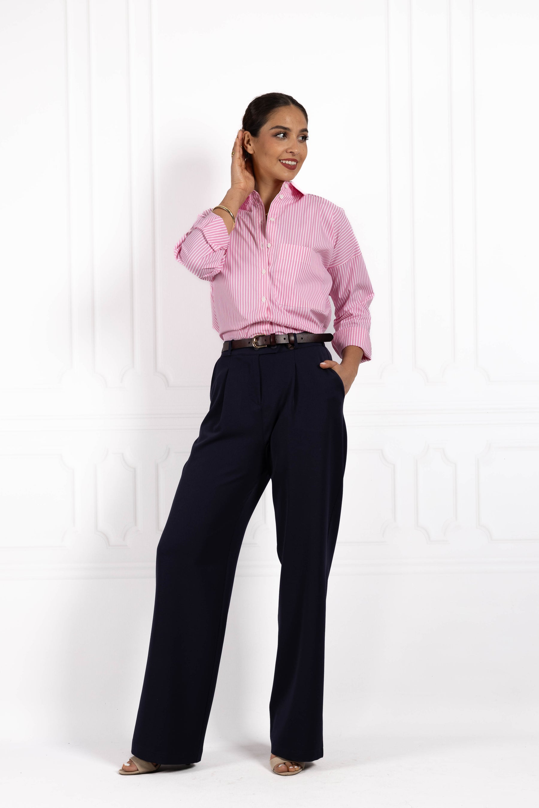 Spodnie damskie AFIYA Navy