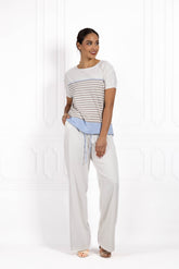 Bluzka damska JOANNA TriColor Baby blue