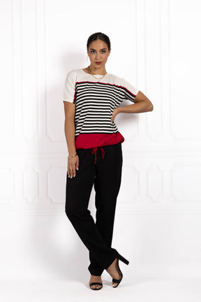Bluzka damska JOANNA TriColor Red