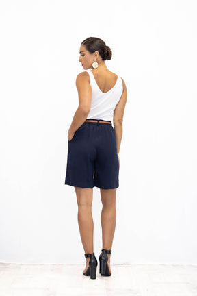 Bermudy damskie CAPRI Navy