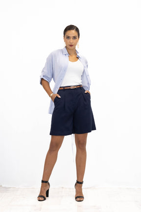Bermudy damskie CAPRI Navy