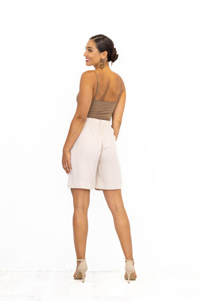 Bermudy damskie CAPRI Light beige
