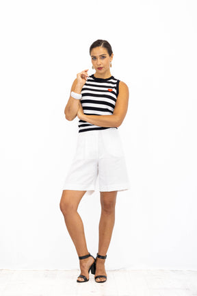 Bermudy damskie CAPRI Ecru