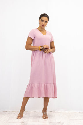 Sukienka muślinowa LUISA Blush Pink
