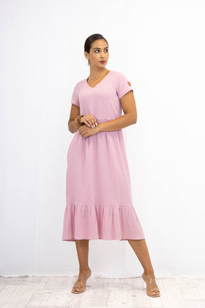 Sukienka muślinowa LUISA Blush Pink
