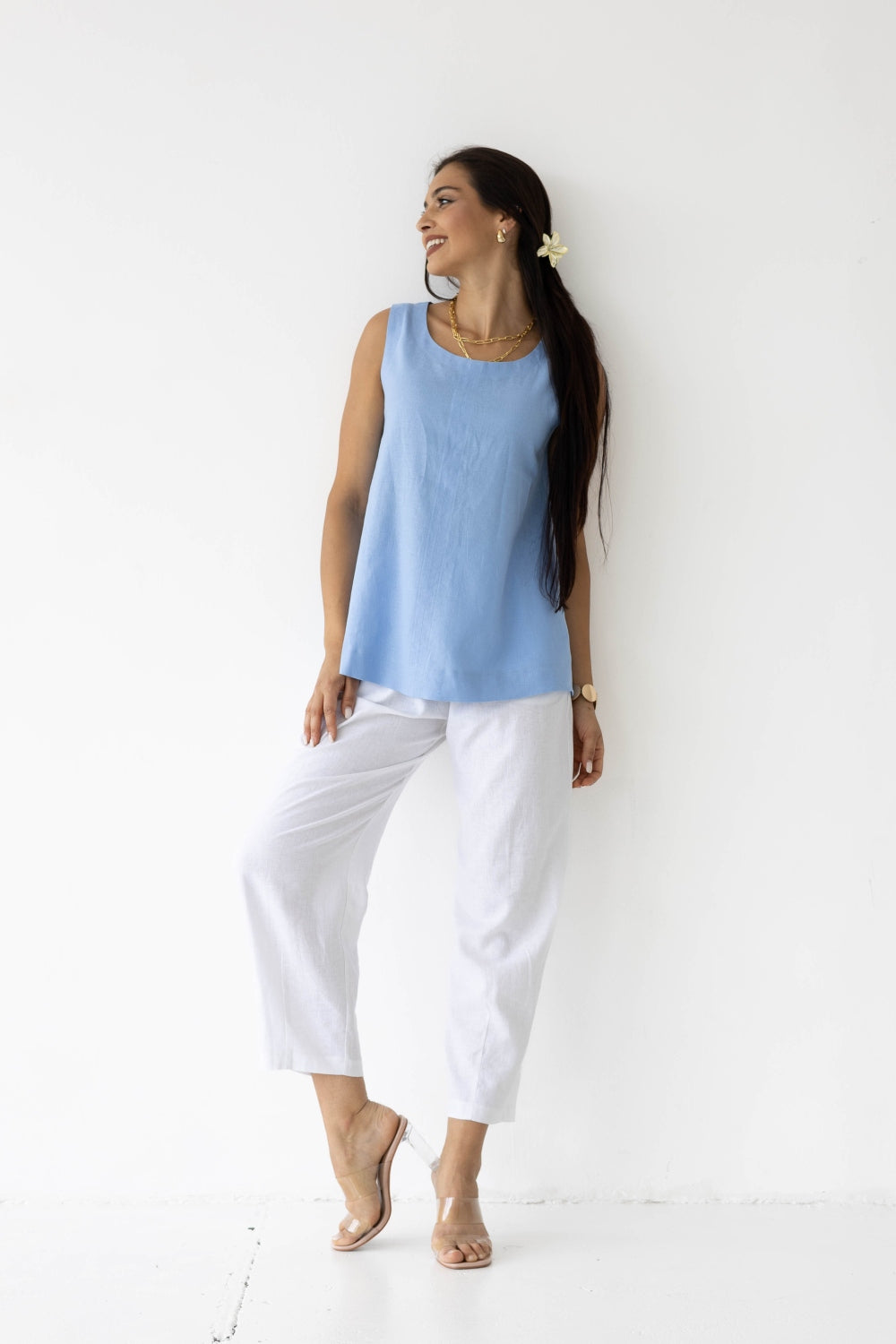 PRE - ORDER Bluzka damska NAOMI Sky blue