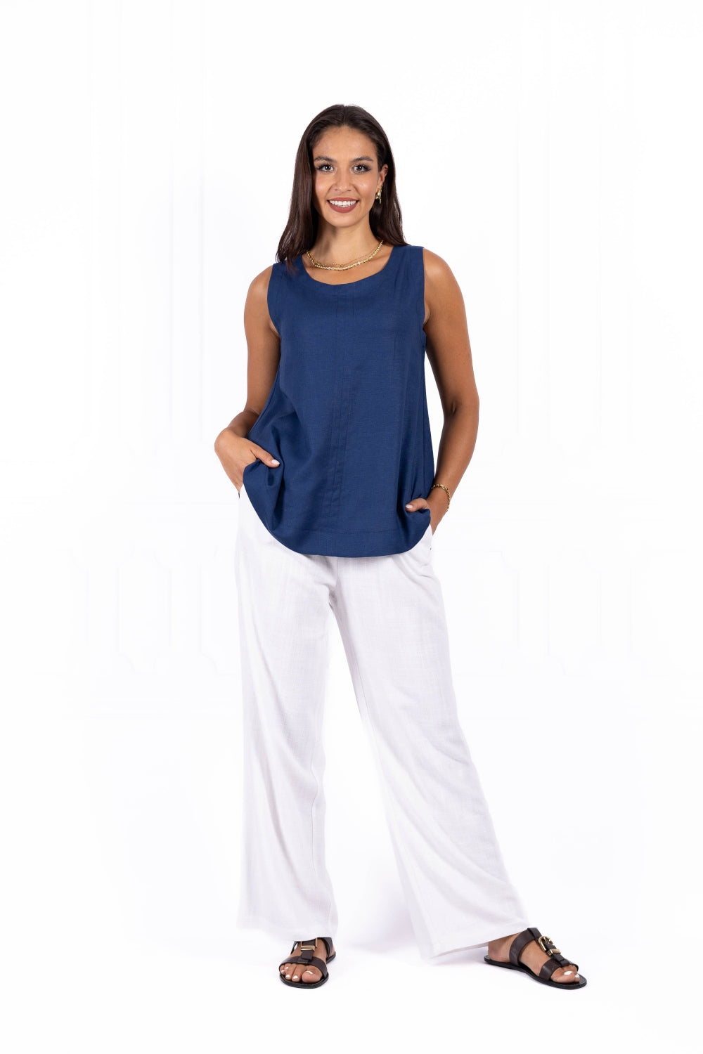 Bluzka damska NAOMI NAVY BLUE