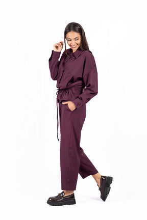 Spodnie damskie BETI Burgundy