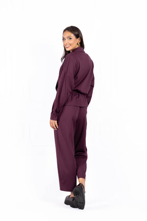 Spodnie damskie BETI Burgundy
