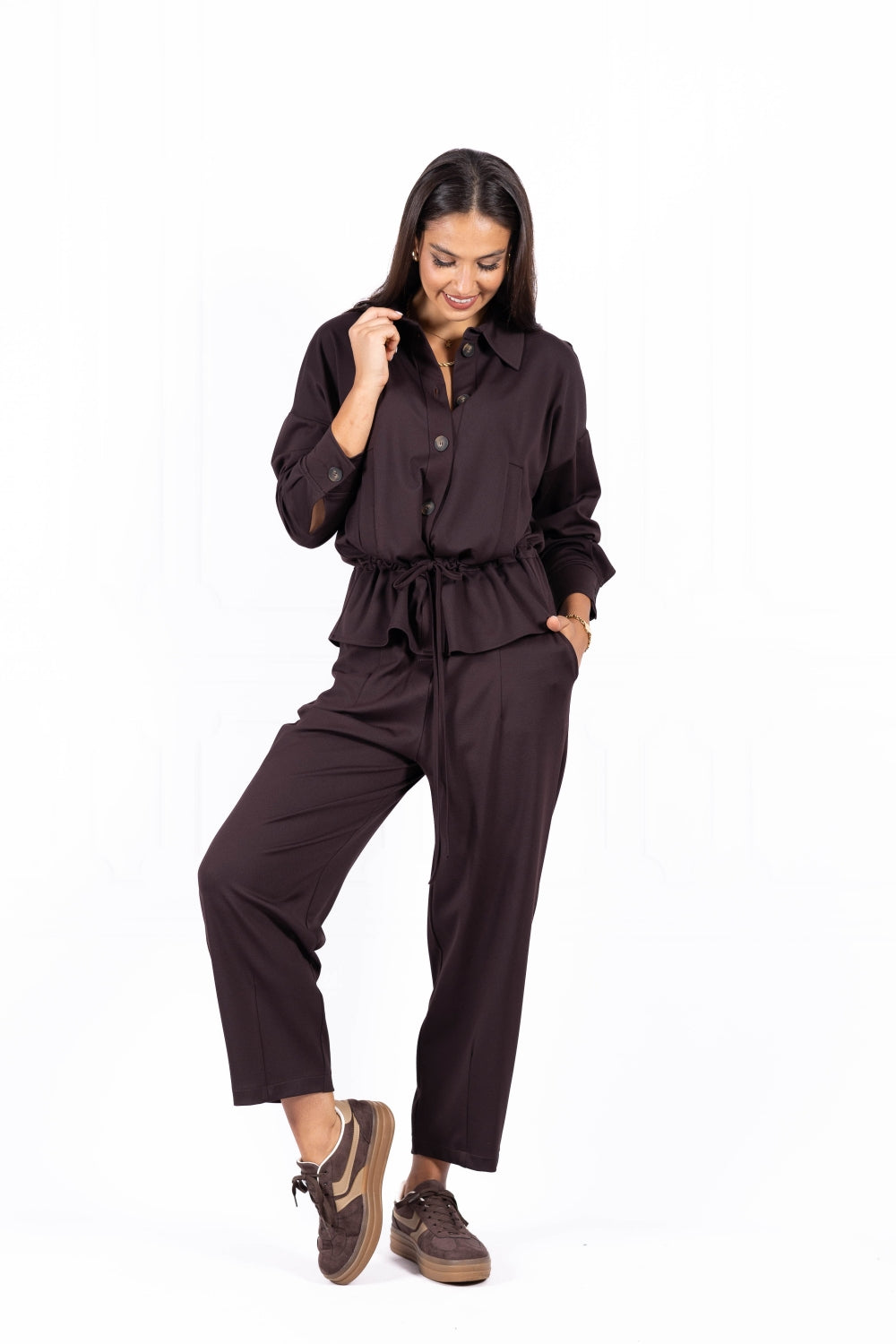 Spodnie damskie BETI Dark Chocolate