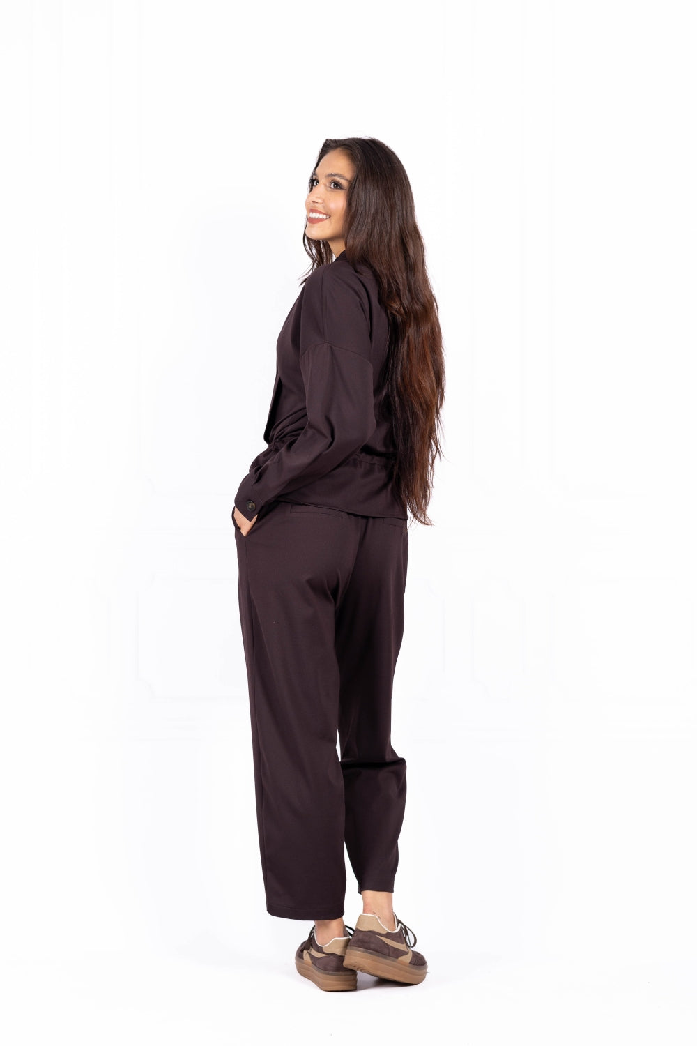 Spodnie damskie BETI Dark Chocolate