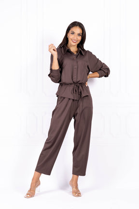 Spodnie damskie BETI Milk Chocolate
