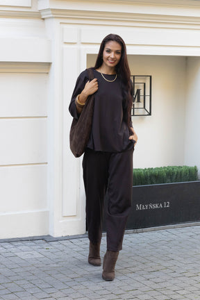 Komplet damski MALENA Dark Chocolate