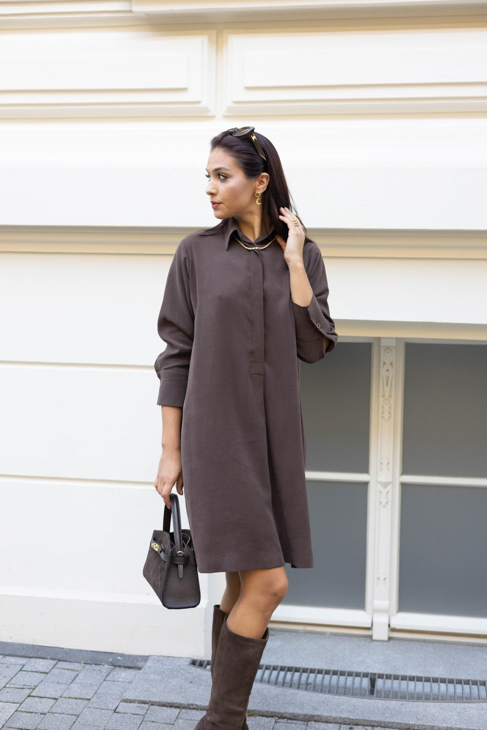 Sukienka PREMIUM MÉLANIE Brown