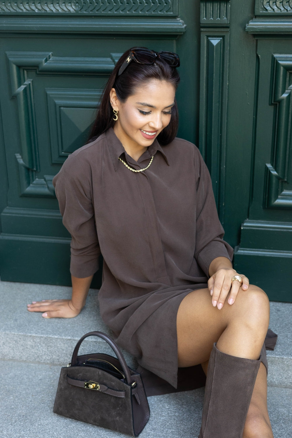 Sukienka PREMIUM MÉLANIE Brown