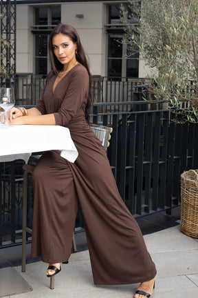 Kombinezon damski LARA Brown