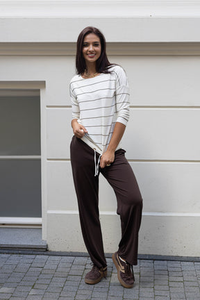 Bluzka damska JOANNA Ecru