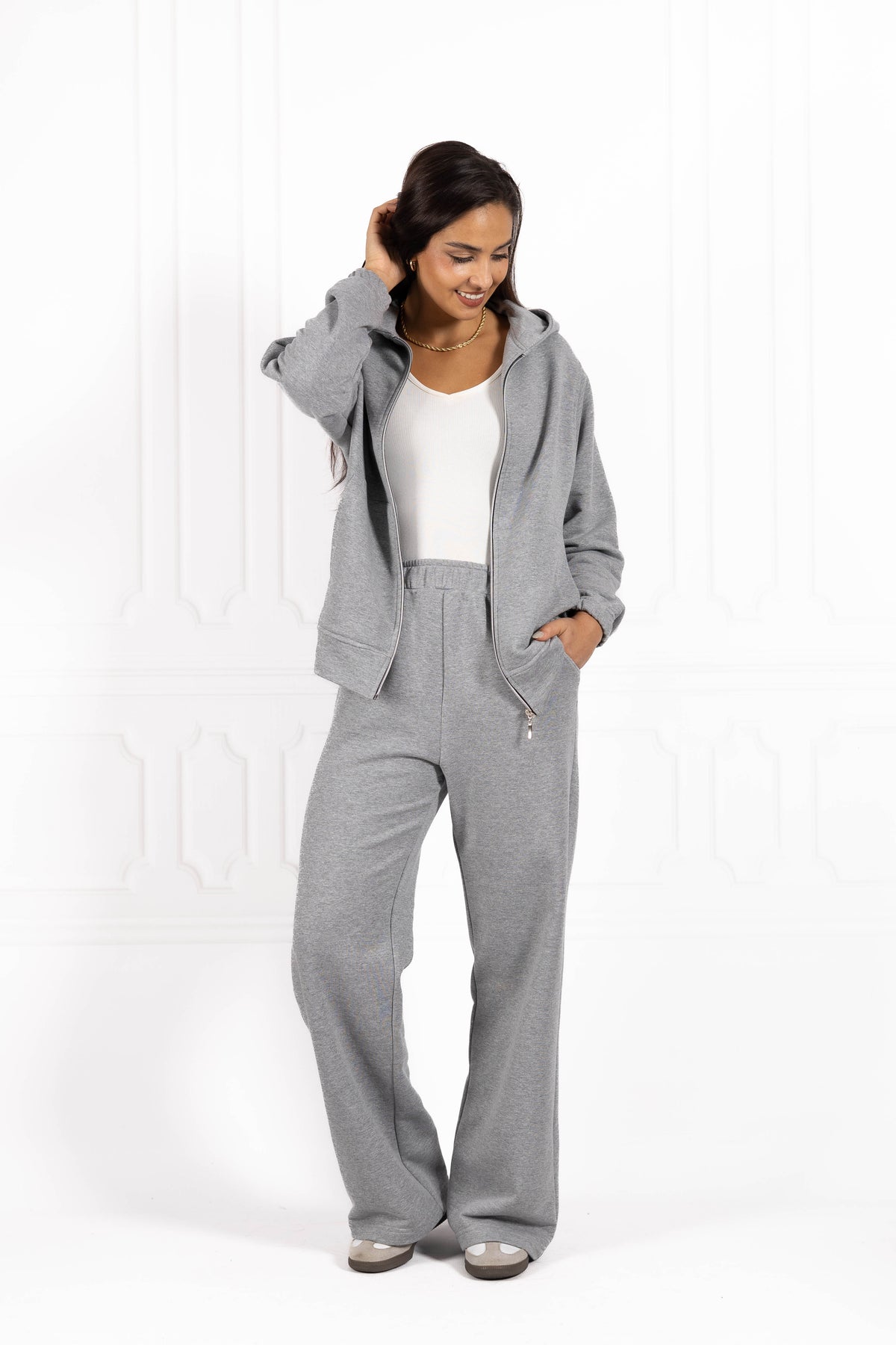 Bluza dresowa damska CLASIC ZIP