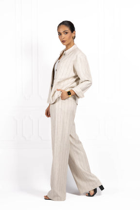 Komplet z lnu SUNSET Beige