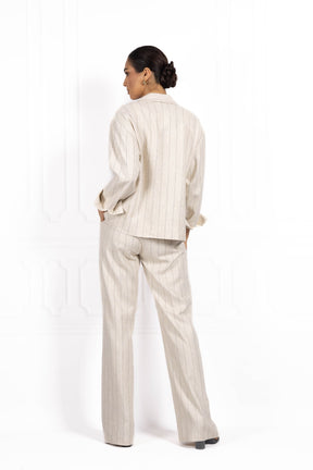 Komplet z lnu SUNSET Beige