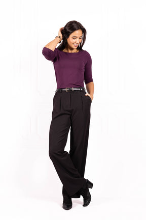 Bluzka damska BASIC II Plum wine