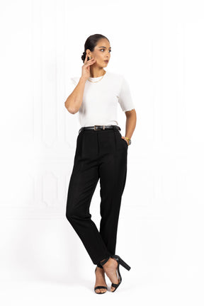 Spodnie damskie typu cygaretki Black