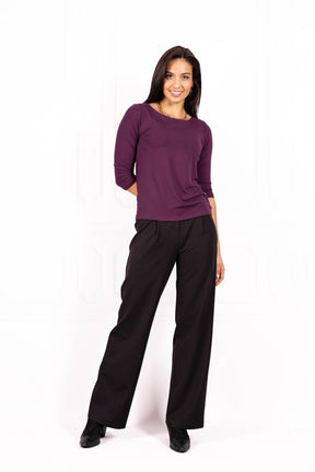Bluzka damska BASIC II Plum wine