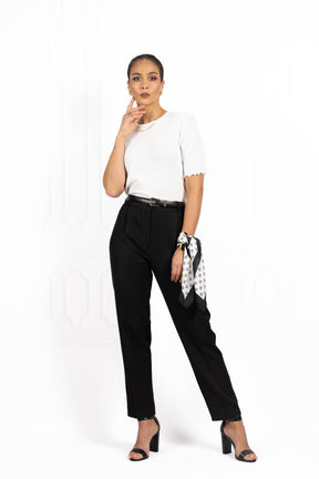 Spodnie damskie typu cygaretki Black