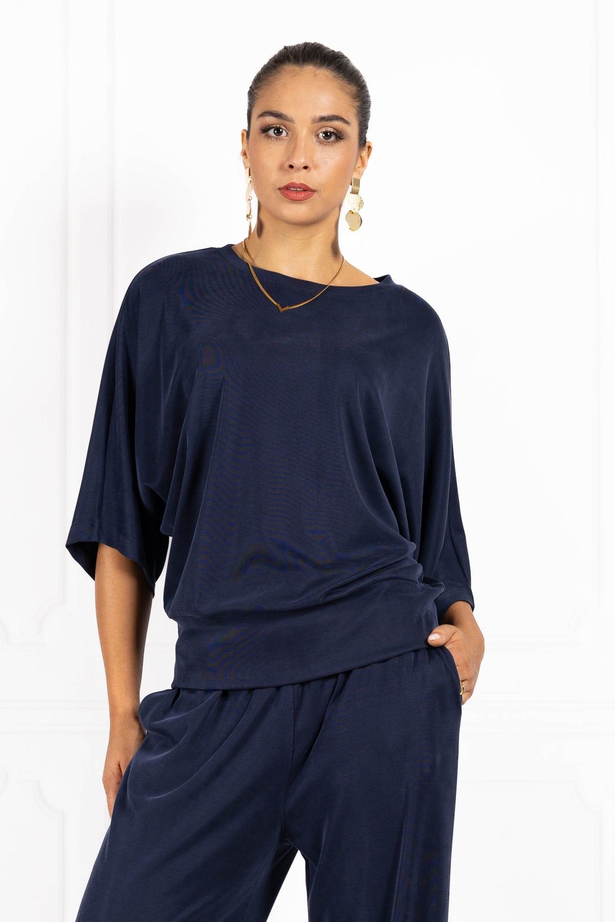 Bluzka damska ELLA Navy