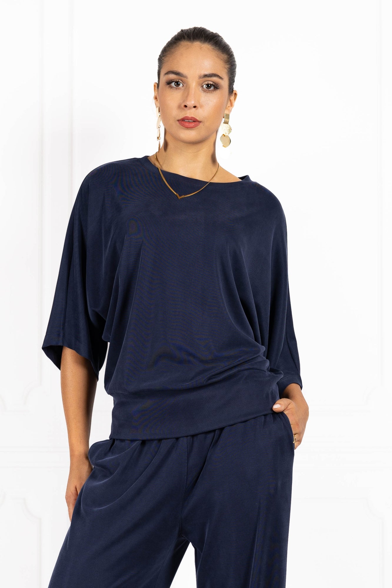 Bluzka damska ELLA Navy