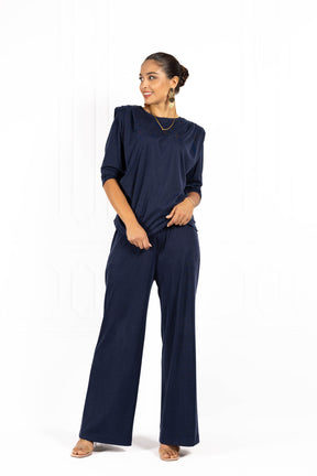 Spodnie damskie ELLA Navy