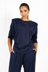Bluzka damska ELLA SHAPE Navy
