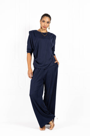 Bluzka damska ELLA SHAPE Navy