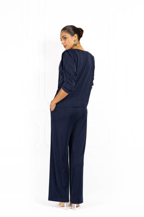 Bluzka damska ELLA SHAPE Navy
