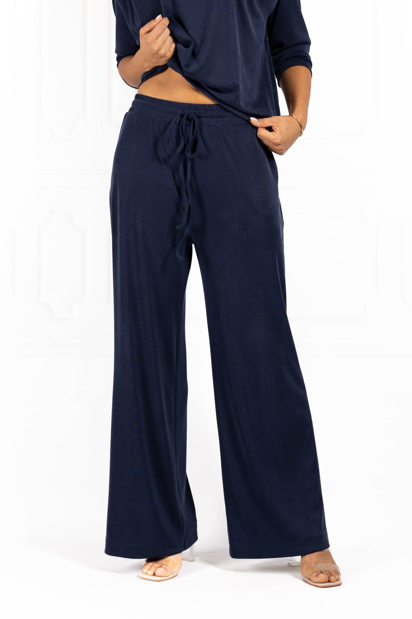 Spodnie damskie ELLA Navy