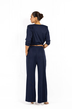 Spodnie damskie ELLA Navy