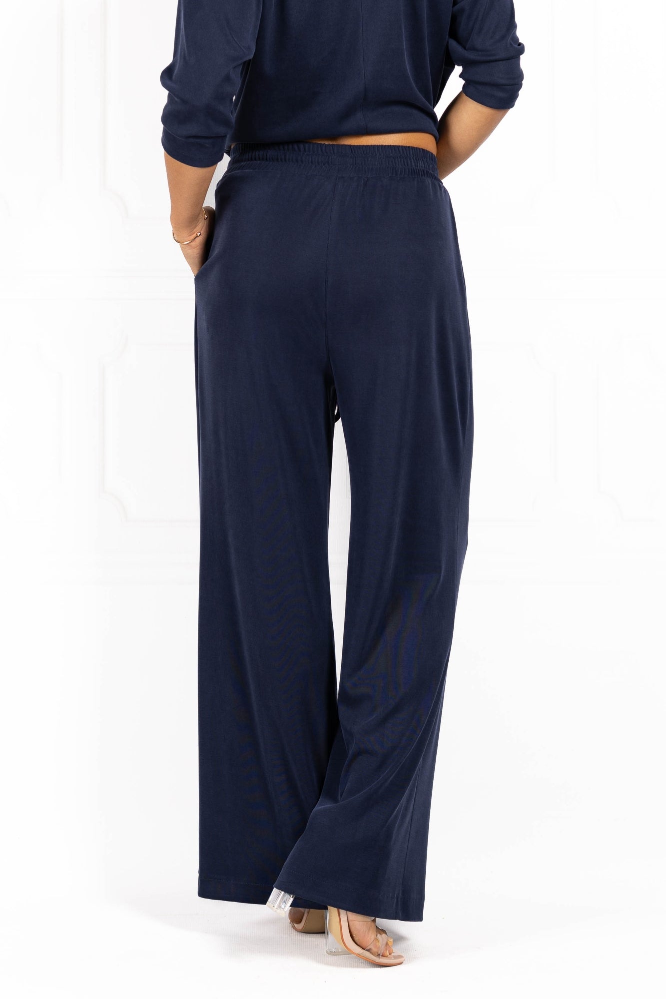 Spodnie damskie ELLA Navy