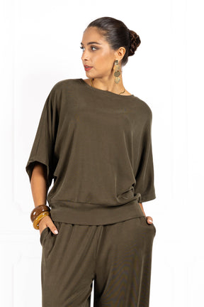 Bluzka damska ELLA Olive