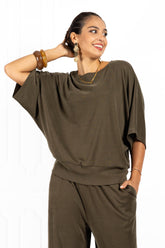 Bluzka damska ELLA Olive