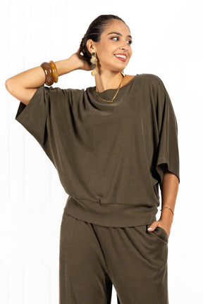 Bluzka damska ELLA Olive