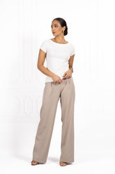 Bluzka damska BASIC Ecru