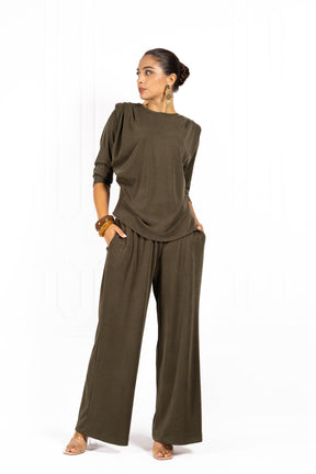 Spodnie damskie ELLA Olive