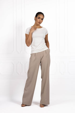 Bluzka damska BASIC Ecru