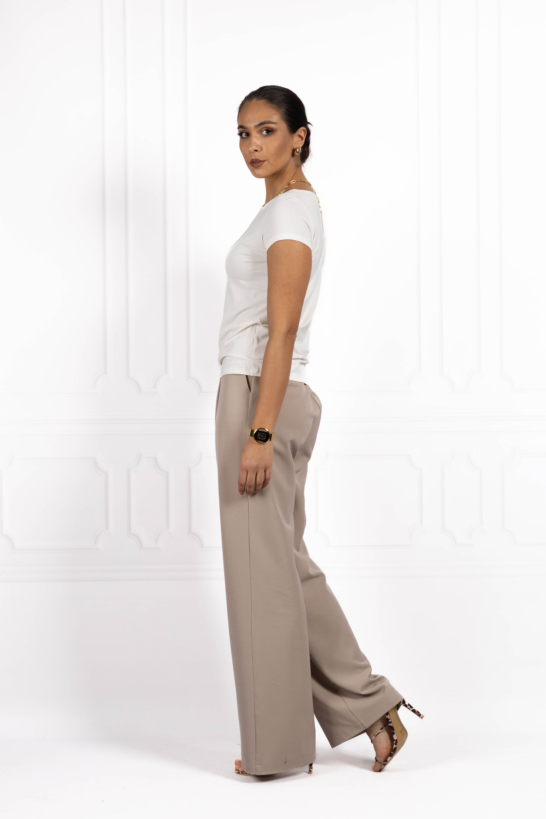 Bluzka damska BASIC Ecru
