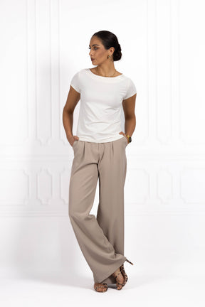 Bluzka damska BASIC Ecru