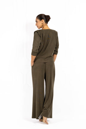Spodnie damskie ELLA Olive